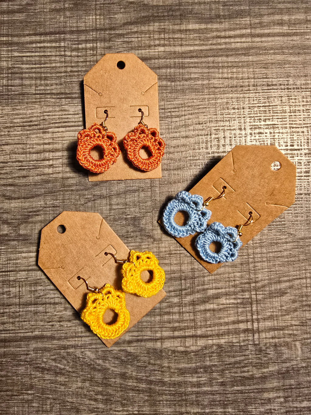 Paw Print Earrings